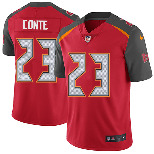 Nike Buccaneers #23 Chris Conte Red Team Color Men's Stitched NFL Vapor Untouchable Limited Jersey